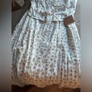 Two piece floral set